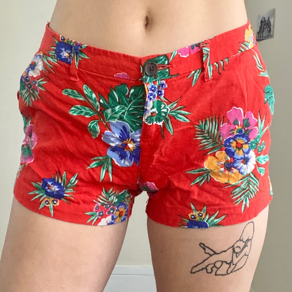 Flowered Shorts